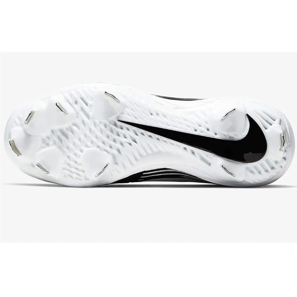 Nike New Lunarlon Hyper diamond 3 Varsity Black/White Size 10 softball NWT